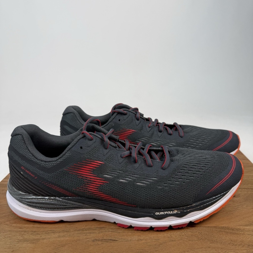 New Mens 361 Degrees Meraki 2 Black Athletic Running Sneakers Shoes Size 11.5